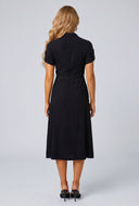 Tie Waist Shirt Dress