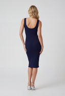 Ribbed Scoop Neck Tank Dress