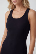 Fernanda Ribbed Scoop Neck Tank Dress