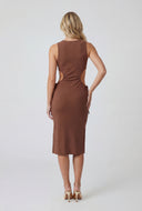 Katalina Drawstring Cutout Tank Sundress