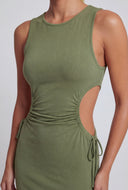 Katalina Drawstring Cutout Tank Sundress