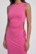 Katalina Drawstring Cutout Tank Sundress