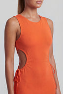 Katalina Drawstring Cutout Tank Sundress