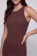 Noa Ribbed Racerback Tank Dress