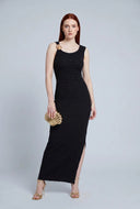 Textured Shell One Shoulder Dress