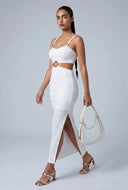 O-Ring Cut Out Maxi Dress
