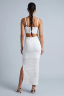 O-Ring Cut Out Maxi Dress