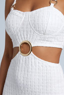 O-Ring Cut Out Maxi Dress