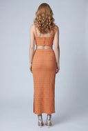 O-Ring Cut Out Maxi Dress