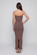 Allyson Striped Maxi Tube Dress