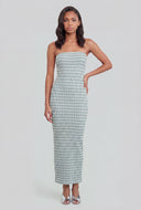 Allyson Striped Maxi Tube Dress