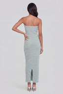 Allyson Striped Maxi Tube Dress