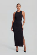 Dayana Ribbed Slit Tank Maxi Dress
