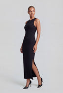 Dayana Ribbed Slit Tank Maxi Dress