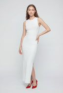 Dayana Ribbed Slit Tank Maxi Dress