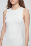 Dayana Ribbed Slit Tank Maxi Dress