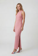 Dayana Ribbed Slit Tank Maxi Dress