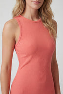 Dayana Ribbed Slit Tank Maxi Dress