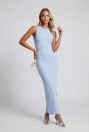 Dayana Ribbed Slit Tank Maxi Dress