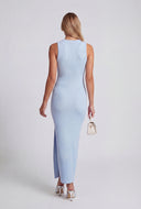 Dayana Ribbed Slit Tank Maxi Dress