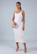 Ruffle Textured Cami Dress