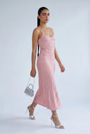 Ruffle Textured Cami Dress