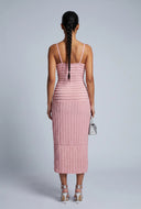Ruffle Textured Cami Dress
