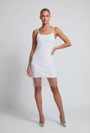 Glam Fishnet Mini Dress