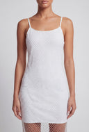 Glam Fishnet Mini Dress