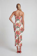 Hibiscus Maxi Tube Dress
