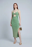 Amanda Striped Keyhole Cami Dress