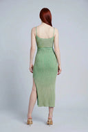 Amanda Striped Keyhole Cami Dress