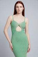 Amanda Striped Keyhole Cami Dress