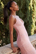 Leilany Ditsy Floral Mermaid Cami Dress