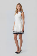 Jacqueline Sleeveless Skater Polo Dress