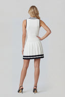 Jacqueline Sleeveless Skater Polo Dress