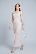 Crochet Halter Maxi Dress