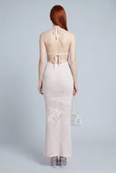Crochet Halter Maxi Dress