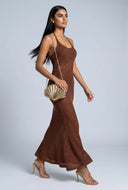 Crochet Halter Maxi Dress