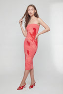 Fatima Floral Bodycon Tube Dress