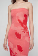 Fatima Floral Bodycon Tube Dress