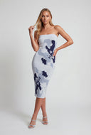 Fatima Floral Bodycon Tube Dress