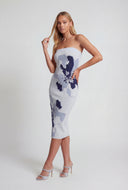 Fatima Floral Bodycon Tube Dress