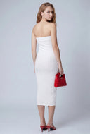 Amaris Greek Key Knit Tube Dress