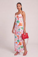Vacation Print Cami Maxi Dress