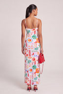 Vacation Print Cami Maxi Dress