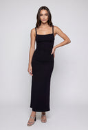 Isabella Twist Strap Maxi Dress