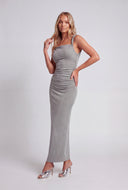 Isabella Twist Strap Maxi Dress