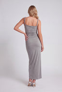 Isabella Twist Strap Maxi Dress