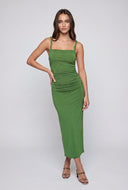Isabella Twist Strap Maxi Dress